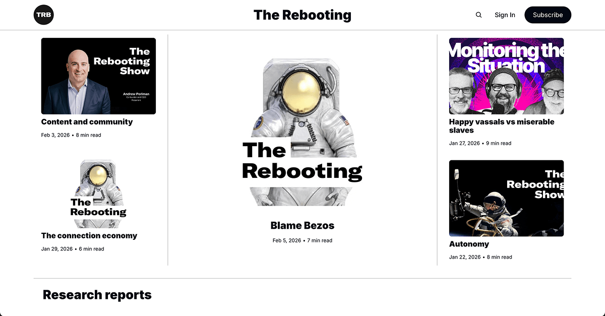 The Rebooting