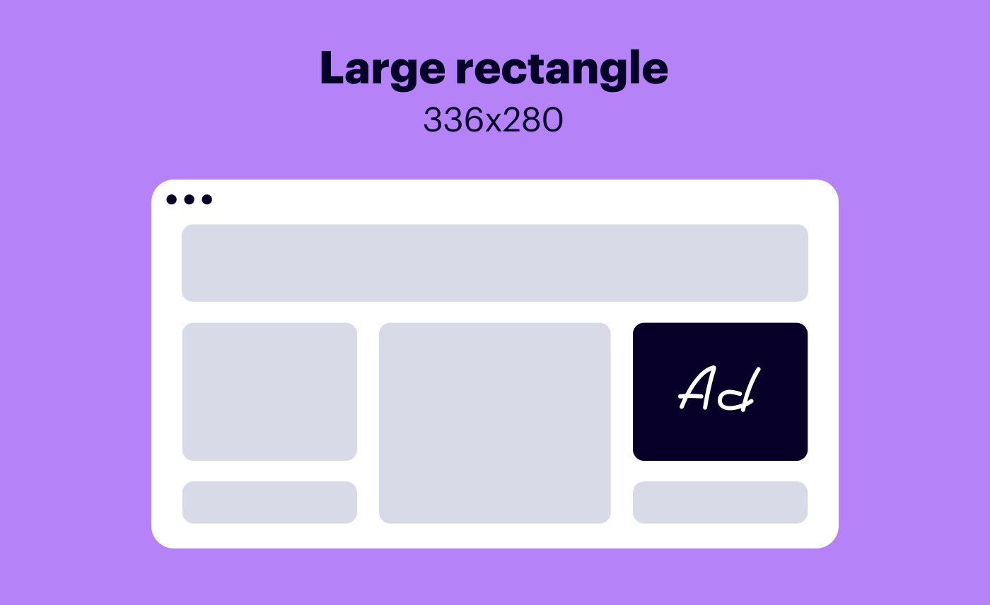 Large Rectangle Ad Size