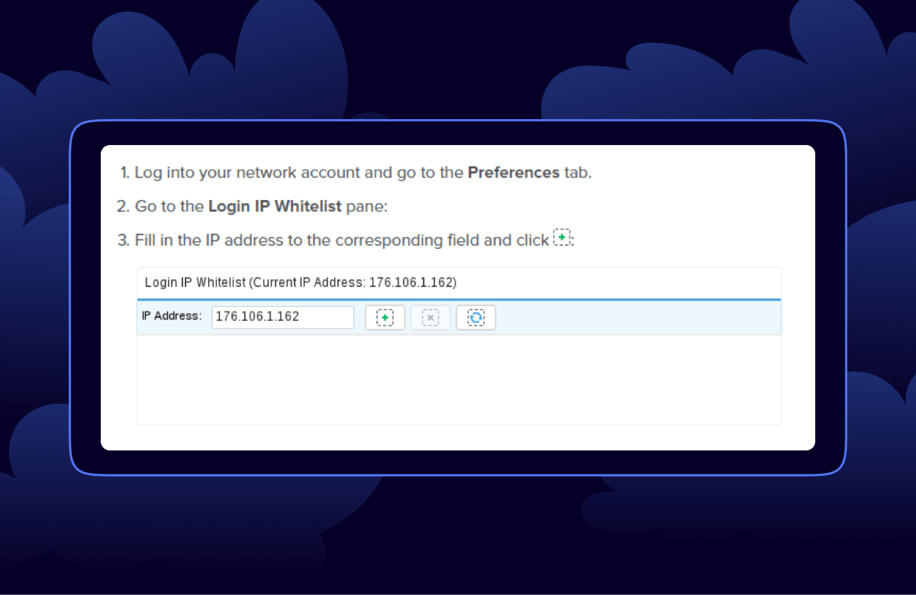 Whitelisting in Epom