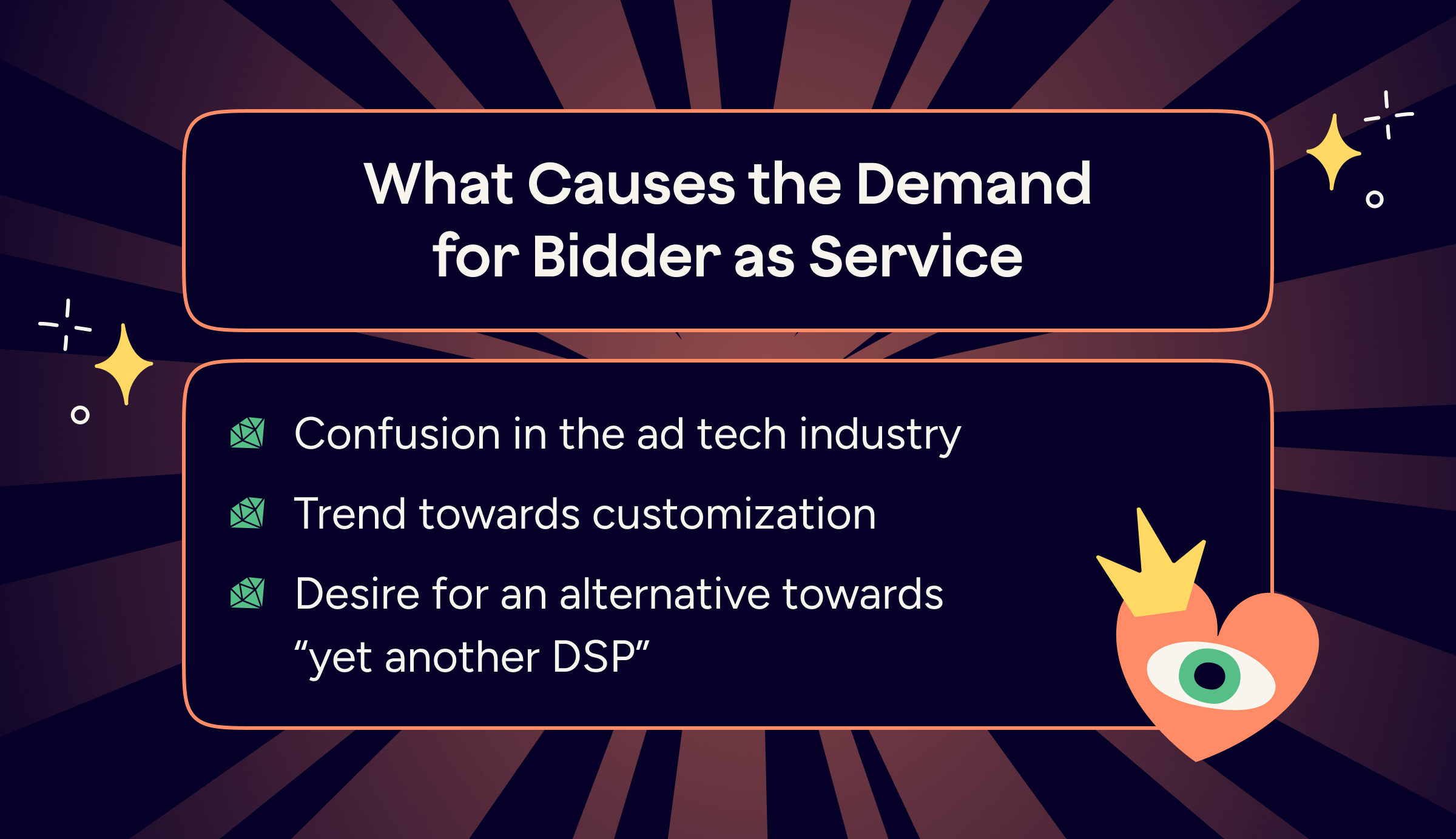 Bidder as Service Reasons for Demand