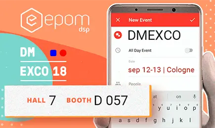 Meet Epom team at DMEXCO 2018