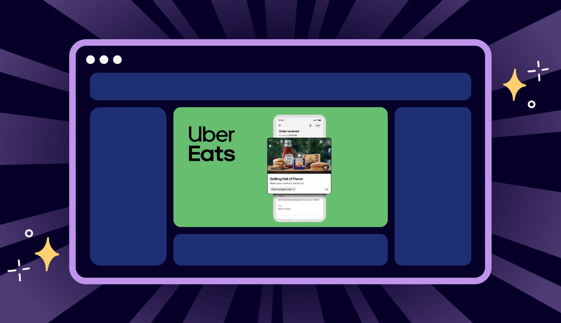 Uber Eats Outstream Placement