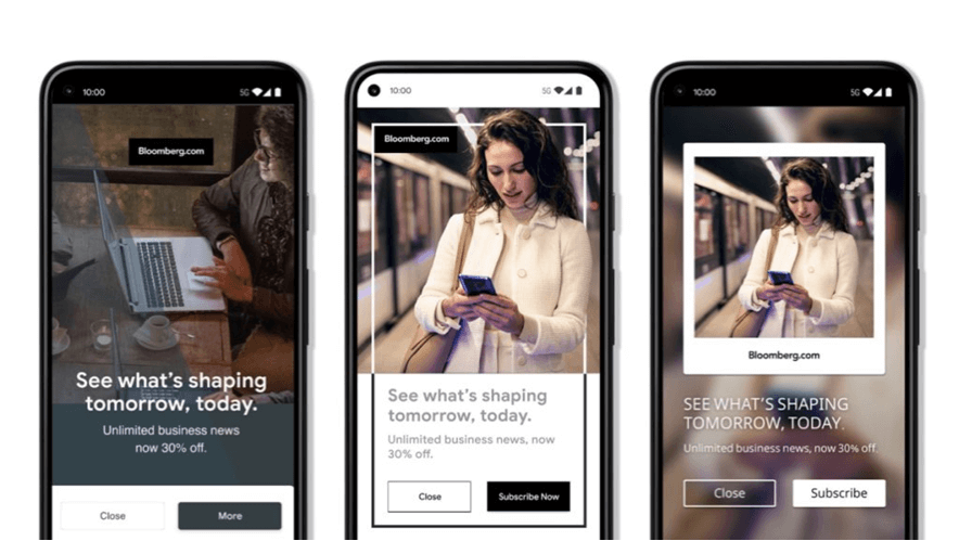bloomberg programmatic display ad example