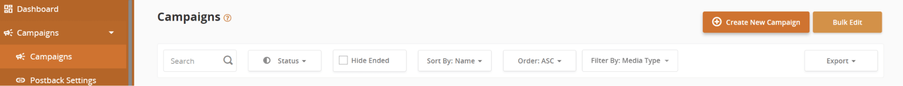 Create a New Campaign