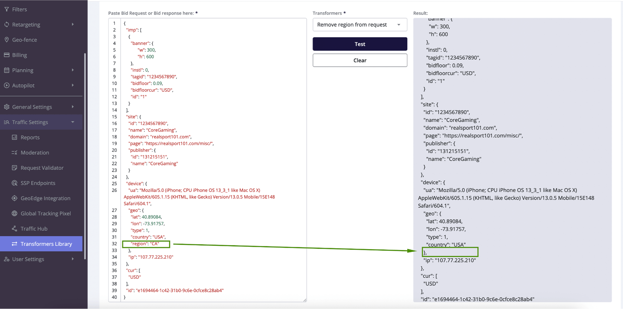 Transformer Validator in Epom DSP 6.9.5